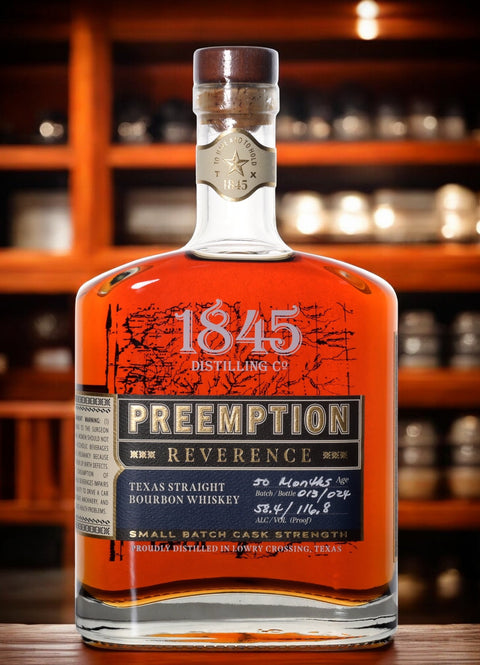 1845 Preemption Reverenz Texas Straight Bourbon 58,4%