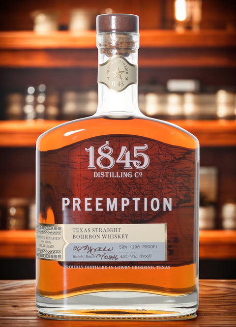 1845 Preemption Texas Straight Bourbon 50%